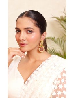 Prestones - Rawa Jharokha Ethnic Multicolour Earrings