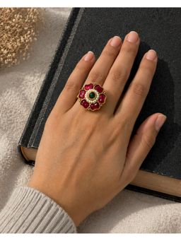 Prestones - Gulal Bloom Green Ring