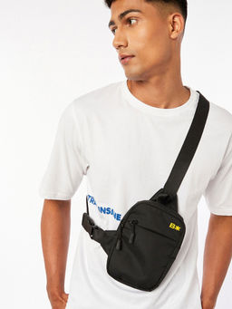 Bewakoof - Unisex Black B Star Sling Bag