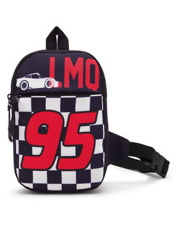 Bewakoof - Official Disney Unisex Blue Racer Lmq Printed Sling Bag