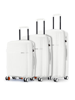 Nasher Miles - Krabi Hard-Sided Polypropylene White Trolley Bag