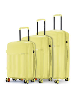 Nasher Miles - Krabi Hard-Sided Polypropylene Yellow Trolley Bag