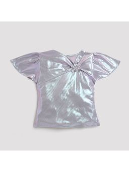 TINY GIRL - V-Neck Flutter Sleeve Top
