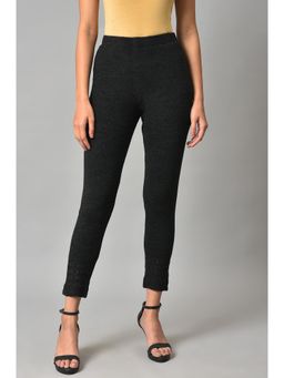 W - Black Solid Tights