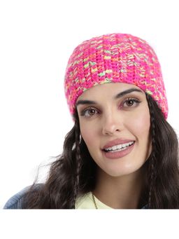 Magic Needles - Women Pink Crochet Woollen Headband