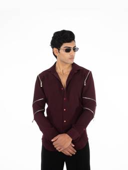 MENOIR - Chained Wine Shirt
