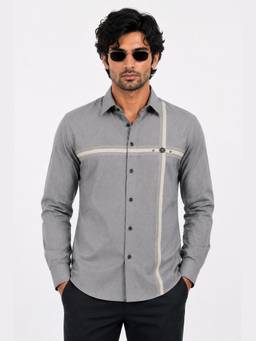 MENOIR - Arrow Grey Shirt