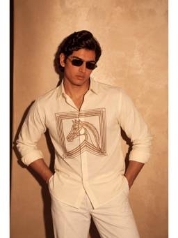MENOIR - Artisan Cream Shirt