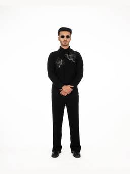 MENOIR - Humming Black Shirt