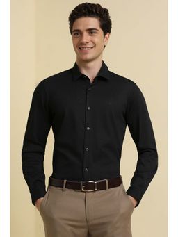 Allen Solly - Men Black Printed Slim Fit Formal Shirt