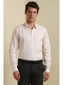 Allen Solly - Men White Printed Slim Fit Formal Shirt