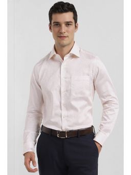 Allen Solly - Men White Printed Slim Fit Formal Shirt