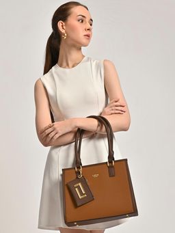 Lavie Luxe - Duo Quad Satchel Bag Tan (M)