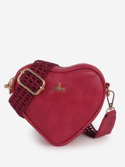 Yelloe - Red Heart Shaped Sling Bag