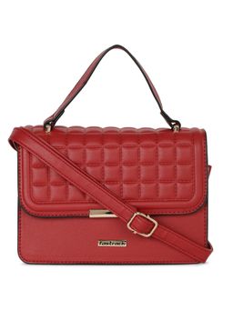Fastrack - Quilted Structured Satchel Bag For Women With Detachable Strap
