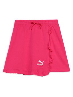 Puma - Ruffles Girls Pink Skirt