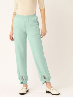 BRINNS - Women Green Solid Casual Joggers