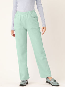 BRINNS - Women Green Solid Casual Trouser