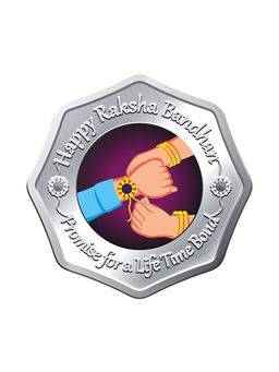 Kundan - 20 gm (999.9) Raksha Bandhan Silver Coin