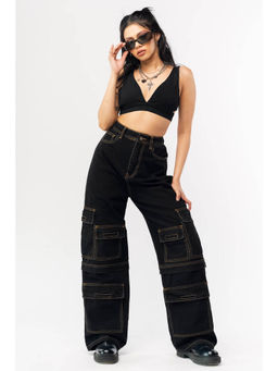 FREAKINS - Black Listed Cargo Jeans