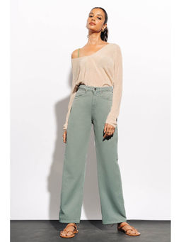 FREAKINS - Grey Tiffany Straight Jeans