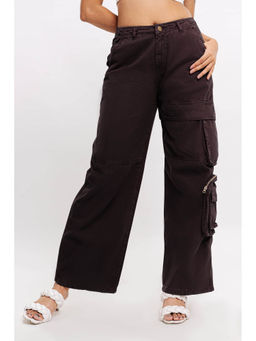 FREAKINS - Brunette Cargo Denim Jeans