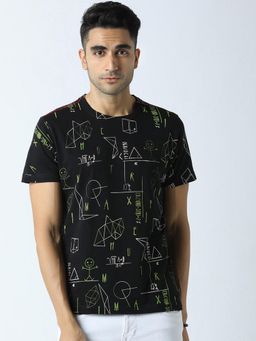 Huetrap - Mens Black Short Sleeve T-Shirt