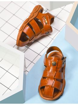 KATS - Kids Sports Slip On Sandals- Tan