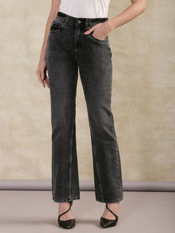 Free People - Xena Slim Straight Jeans - Grey