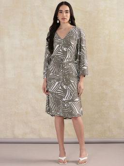 Soaked - Slmarian Short Knee Length Dress - Brown (Set of 2)