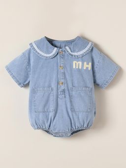 Hopscotch - Preppy Peter Pan Collar Onesie