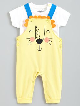 Hopscotch - Lion King Cotton T-Shirt with Overall Set