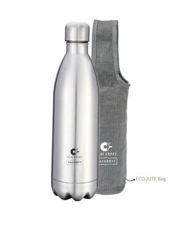 CLAY CRAFT - Vacbott Vaccum Bottle, Stark Double Walled 24 Hours Water Bottle With Bag 500 Ml