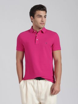 Tommy Hilfiger - Solid Slim Fit Cotton Polo T-Shirt