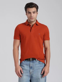 Tommy Hilfiger - Solid Slim Fit Cotton Polo T-Shirt