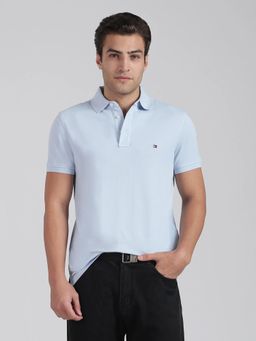 Tommy Hilfiger - Solid Slim Fit Cotton Polo T-Shirt