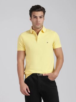 Tommy Hilfiger - Solid Slim Fit Cotton Polo T-Shirt