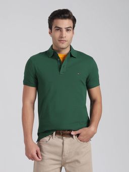Tommy Hilfiger - Solid Slim Fit Cotton Polo T-Shirt