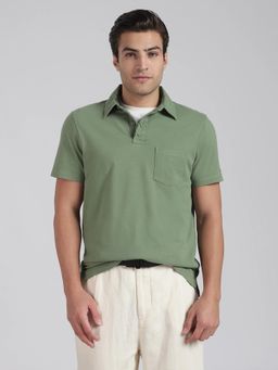 Tommy Hilfiger - Solid Regular Fit Cotton Polo T-Shirt