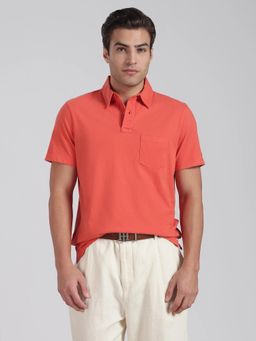 Tommy Hilfiger - Solid Regular Fit Cotton Polo T-Shirt