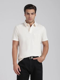 Tommy Hilfiger - Solid Regular Fit Cotton Polo T-Shirt