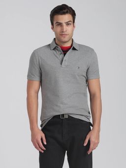 Tommy Hilfiger - Solid Slim Fit Cotton Polo T-Shirt