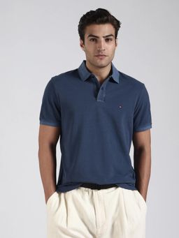 Tommy Hilfiger - Solid Regular Fit Cotton Polo T-Shirt