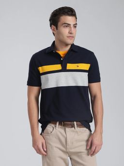 Tommy Hilfiger - Colorblock Regular Fit Cotton Polo T-Shirt