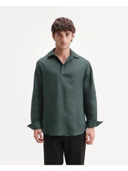 Rare Rabbit - Solid Teal Men's Shirt
