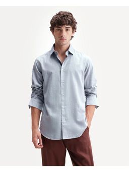 Rare Rabbit - Solid Dusky Purple Men's Shirt