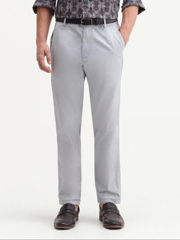 Rare Rabbit - Solid Light Blue Men's Trouser
