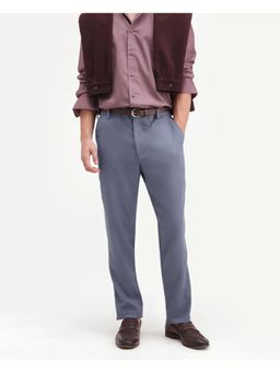 Rare Rabbit - Solid Dusky Grey Men's Trouser