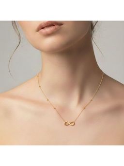 RACHIVA - 18K Gold Plated Infinity Minimal Necklace