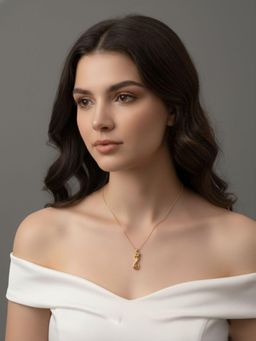RACHIVA - 18K Gold Plated White Infinity Family Necklace